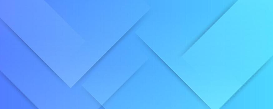 Blue abstract background with overlapping geometric rectangles and gradients. vector