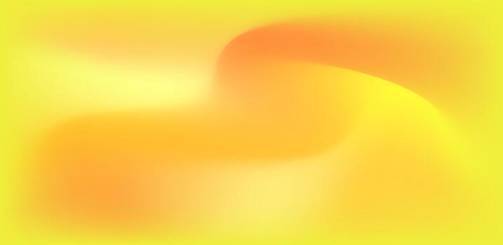Soft yellow abstract background with smooth flowing gradients. vector