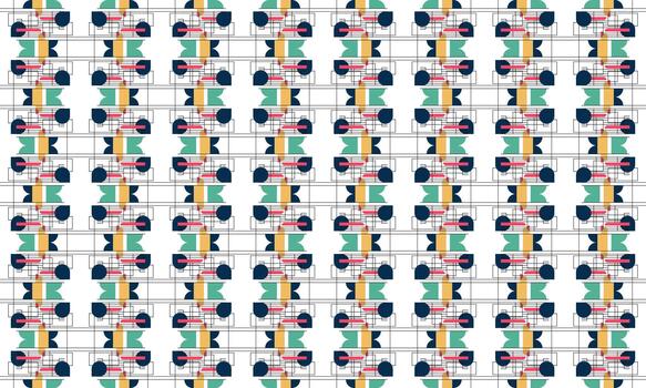 Retro Minimalist Pattern for Packaging and Label Design Concepts vector