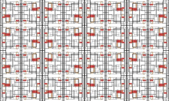 Hipster Modern Abstract Pattern for Trendy Product Design Concepts vector