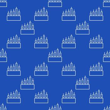 candelero gráfico comercio análisis sin costura modelo en contorno estilo vector