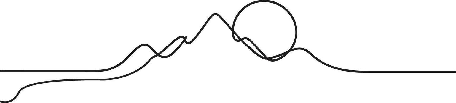 un línea grafico de un forma de onda vector