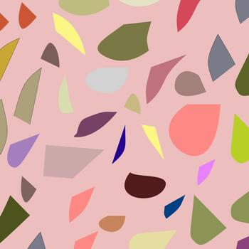 Terrazzo background design vector