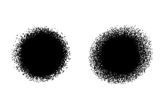 Ink Spray Splash, ink circles with textured edges for creative projects and artistic backgrounds vector