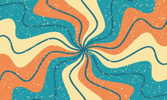 Retro Abstract Swirl grainy texture Background vector