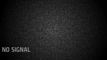 retro televisie scherm weergeven statisch en Nee signaal interferentie een wijnoogst uitzending verstoring video