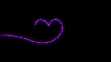 Animated heart icon in vibrant colors with subtle pulsing effect in 4k resolution video