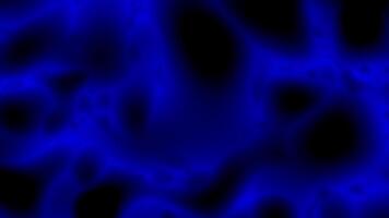 Animated abstract blue and black background with blurred shapes and smooth transitions in 4k video