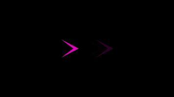Animated rightward directional arrow loop with a subtle glow effect video