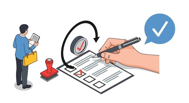 cómo a cheque tu orden estado en comercio electrónico sitio web vector