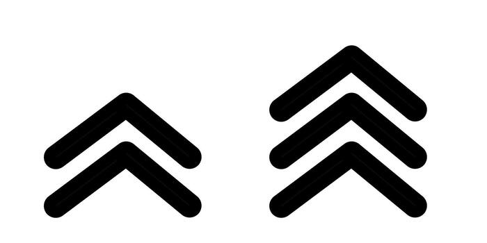 Swipe icons and move signs. Scroll icon elements for social media in a flat style. vector