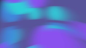 Dynamic abstract background with smooth fluid waves of vibrant turquoise and violet, creating a soft, dreamy motion blur effect video