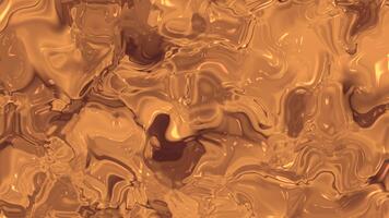 dinamico astratto sfondo con scintillante d'oro liquido struttura, la creazione di un' travolgente visivo di fluido movimento e ricco, caldo riflessi Perfetto per design progetti e creativo fondali video