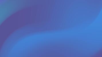 A tranquil and modern abstract background featuring a soft, dynamic blend of flowing blue and purple gradient waves in gentle motion video