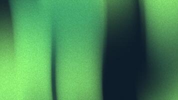 ätherisch Grün Gradient Hintergrund mit ein körnig Film Textur und Sanft Vertikale verwischt, Erstellen ein mysteriös und atmosphärisch Licht und Schatten bewirken video