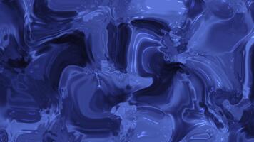 Captivating Liquid Blue Background with Dynamic Swirls and Reflections video