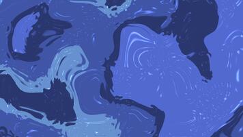 dinamico astratto blu liquido modello con fluente onde e liscio metallico lucentezza la creazione di un' vivace e moderno strutturato sfondo per digitale arte e grafico design progetti video
