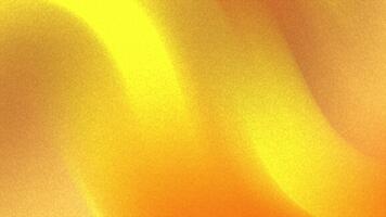 caldo d'oro pendenza con un' morbido rumoroso struttura e fluido leggero onde, un' vivace astratto digitale illustrazione sfondo video