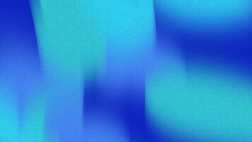 dynamisch abstrakt Hintergrund mit beschwingt Farbverläufe von tief Blau und Aquamarin mit ein subtil körnig Textur, Erstellen ein glatt, modern visuell bewirken geeignet zum Netz oder drucken Design video