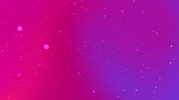 vibrerande lutning bakgrund med flytande partiklar en fascinerande visa av rosa och lila nyanser video
