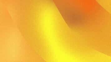 A vibrant abstract background featuring a warm yellow and orange gradient with a subtle grainy texture and flowing, soft wave patterns video