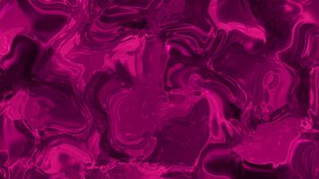 vibrerande magenta och djup rosa vätska abstrakt bakgrund med dynamisk flytande rörelse och glansig, reflekterande textur, skapande en fascinerande modern digital konst bit video