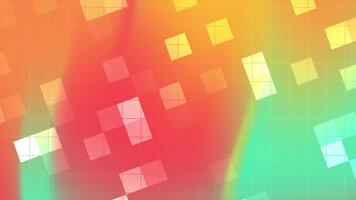 Vivid red-green gradient with a glowing cyber grid. Ideal for innovation visuals, motion graphics, and AI technology branding. video