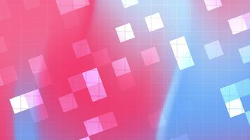 blå-rosa cyber lutning med tech rutnät täcka över, perfekt för trogen branding och app design video