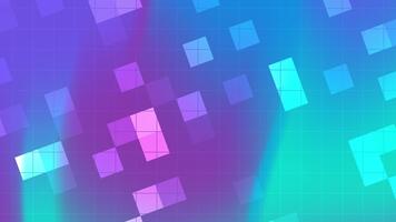 vibrante futurista fundo com turquesa e roxa cyber rede padronizar. ideal para aplicativo projeto, ai visuais, e digital o negócio apresentações. video