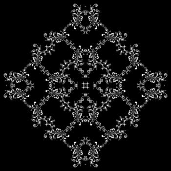 Floral Motifs Pattern, can use for Wallpaper, Decoration, Tile, Carpet, Fashion, Fabric, Wrapping Print or Graphic Design Element. Flat Style vector