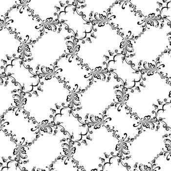 Floral Motifs Pattern, can use for Wallpaper, Decoration, Tile, Carpet, Fashion, Fabric, Wrapping Print or Graphic Design Element. Color and Size Editable vector