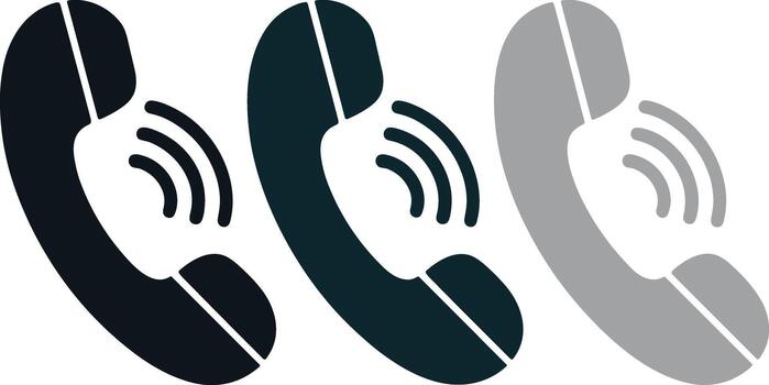 Phone call concept illustrating multiple devices and communication possibilities vector