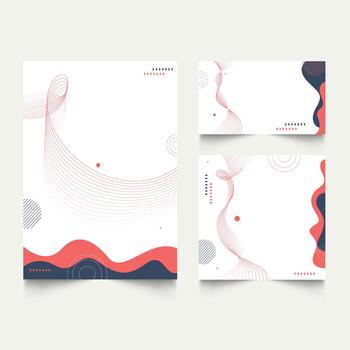 Abstract dynamic wave lines on white background. Creative abstract fun flowing wave lines. vector