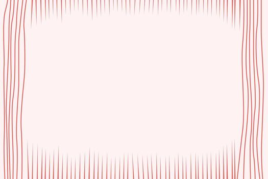resumen minimalista ilustración presentando rojo ondulado vertical líneas formando un rectangular marco en un ligero antecedentes. Perfecto para carteles, invitaciones, o moderno gráfico plantillas. vector