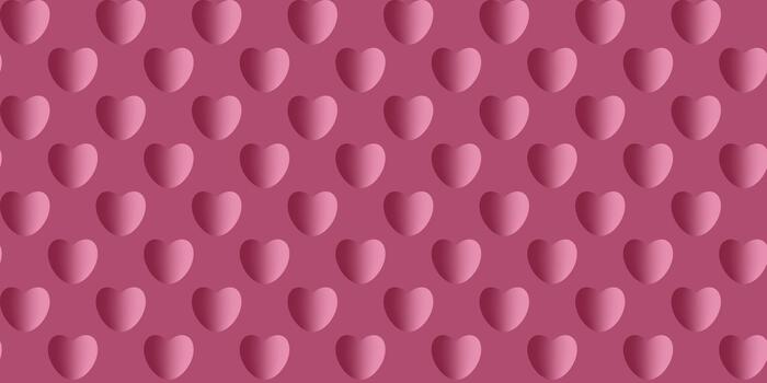 Simple Gradient Heart Pattern vector