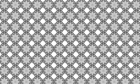Intricate Geometric Pattern with Interlocking Shapes. vector