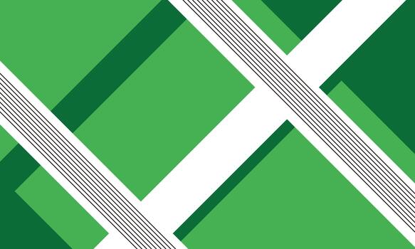 a green and white geometric pattern with diagonal lines vector
