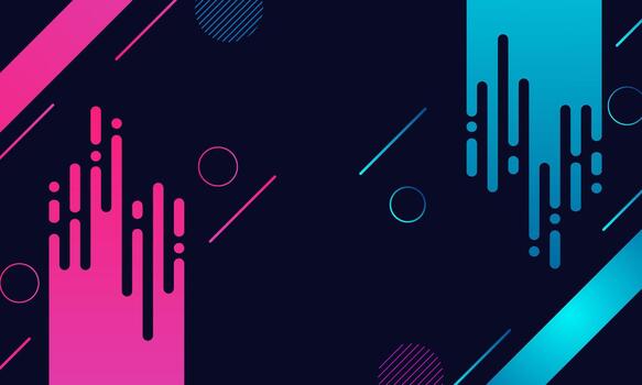 fondo abstracto con líneas y puntos vector