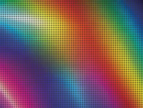 rgb monitor pantalla. arco iris degradado antecedentes. iridiscente resumen color LED textura. multicolor modelo vector