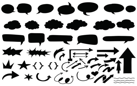 Abstract geometric shapes with color gradients element . vector