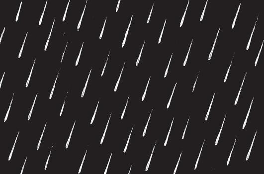 Dynamic diagonal rain-stroke grunge pattern in bold black and white. Ideal for posters, backgrounds, digital art, textures, and modern graphic design projects needing a striking abstract look. vector
