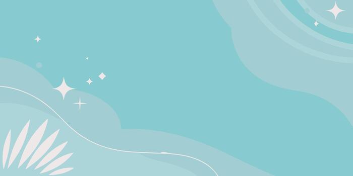 Soft teal abstract background with gentle waves and subtle sparkles vector