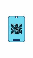Payment Using QR Code Animation On Transparent Background. Vertical Animation video