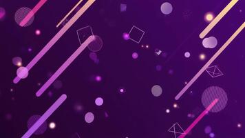 Purple Abstract Animated Background with Dynamic Elements video