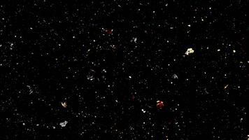 analog tekniskt fel slinga - färgrik gnistra ljud video