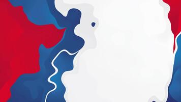 rot und Blau Flüssigkeit Welle abstrakt Animation Hintergrund Schleife video