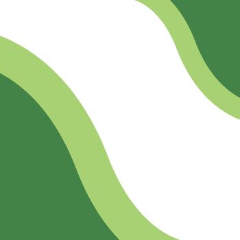 Abstract Green Curved Wavy Lines Background Frame Design Template vector