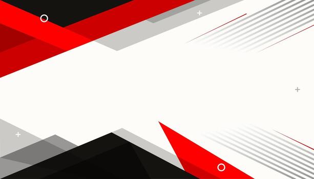 Modern Red and Gray Abstract Geometric Background vector