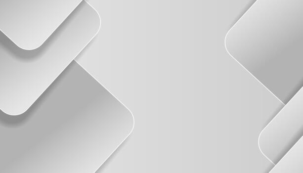 White Abstract Layered Background with Soft Shadows vector