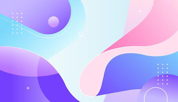 Modern Abstract Background with Colorful Gradient Fluid Shapes vector
